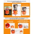 thumbnail image 4 of [Video] Estufa Calefacción 2000W para Exteriores Invierno Camping Pesca en Hielo Estufa Gas Portátil Calentador Té para Estufa para Acampar, 4 of 9