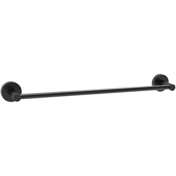18-inch Wall Mounted Towel Bar for Kitchen and Bathroom, Matte Black, by Fixsen