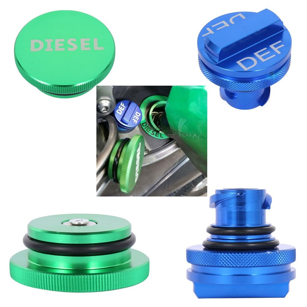 ODOMY Diesel Fuel Tank Caps DEF Cap Aluminum for 20132018 Dodge Ram 2500 3500 Cummins Walmart
