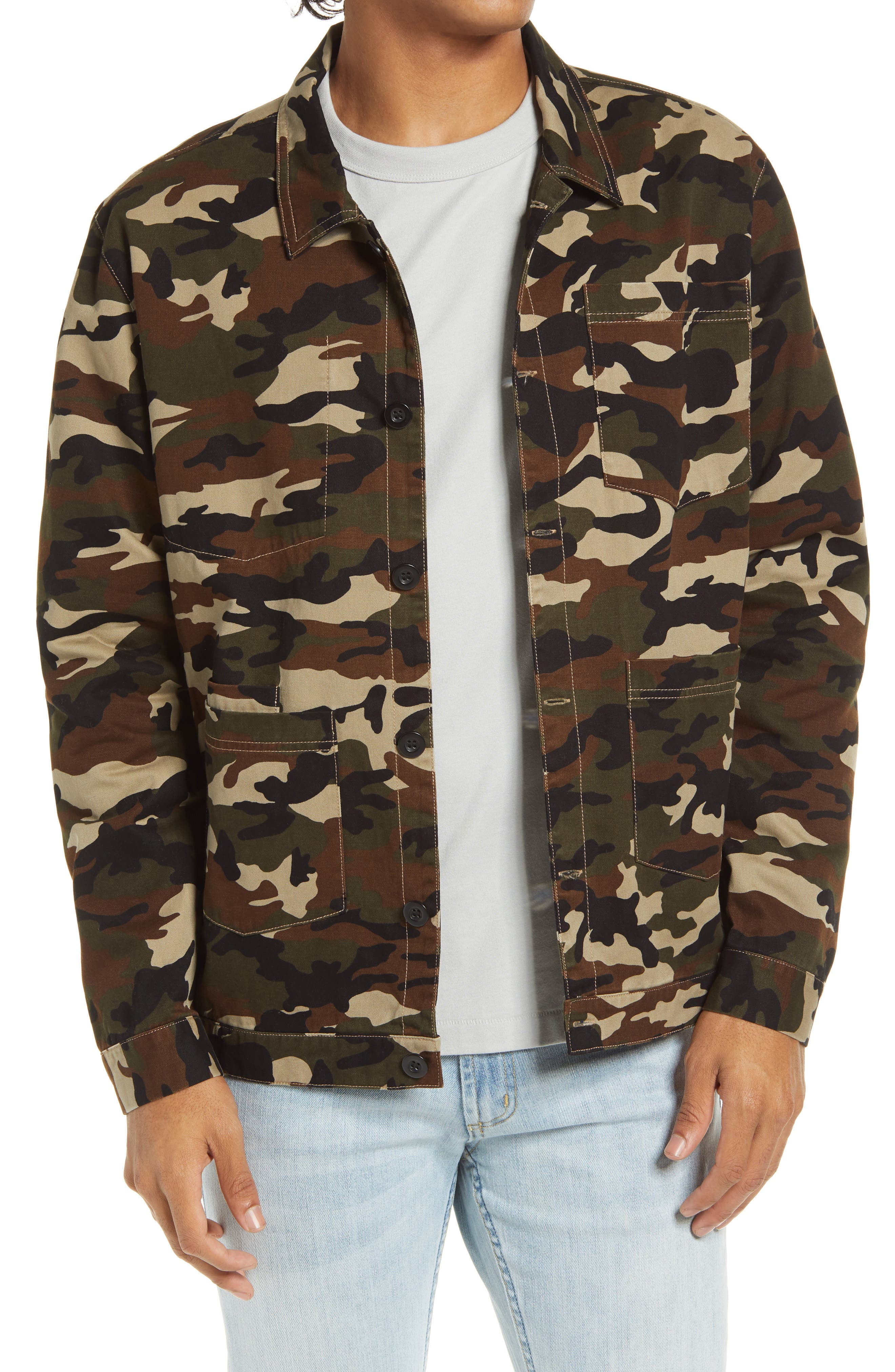 ELEVEN PARIS Mens Lazio Camo Jacket 