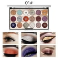 thumbnail image 2 of 18 Colors Eyeshadow Palette Diamond Glitter Eyeshadow Powder Makeup Shimmer Highlight Eye Shadow, 2 of 9