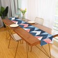 thumbnail image 2 of Yayeee Table Runner 70 inches Long Home Kitchen Dinning Party Decoration, Blue Geometric, 2 of 7