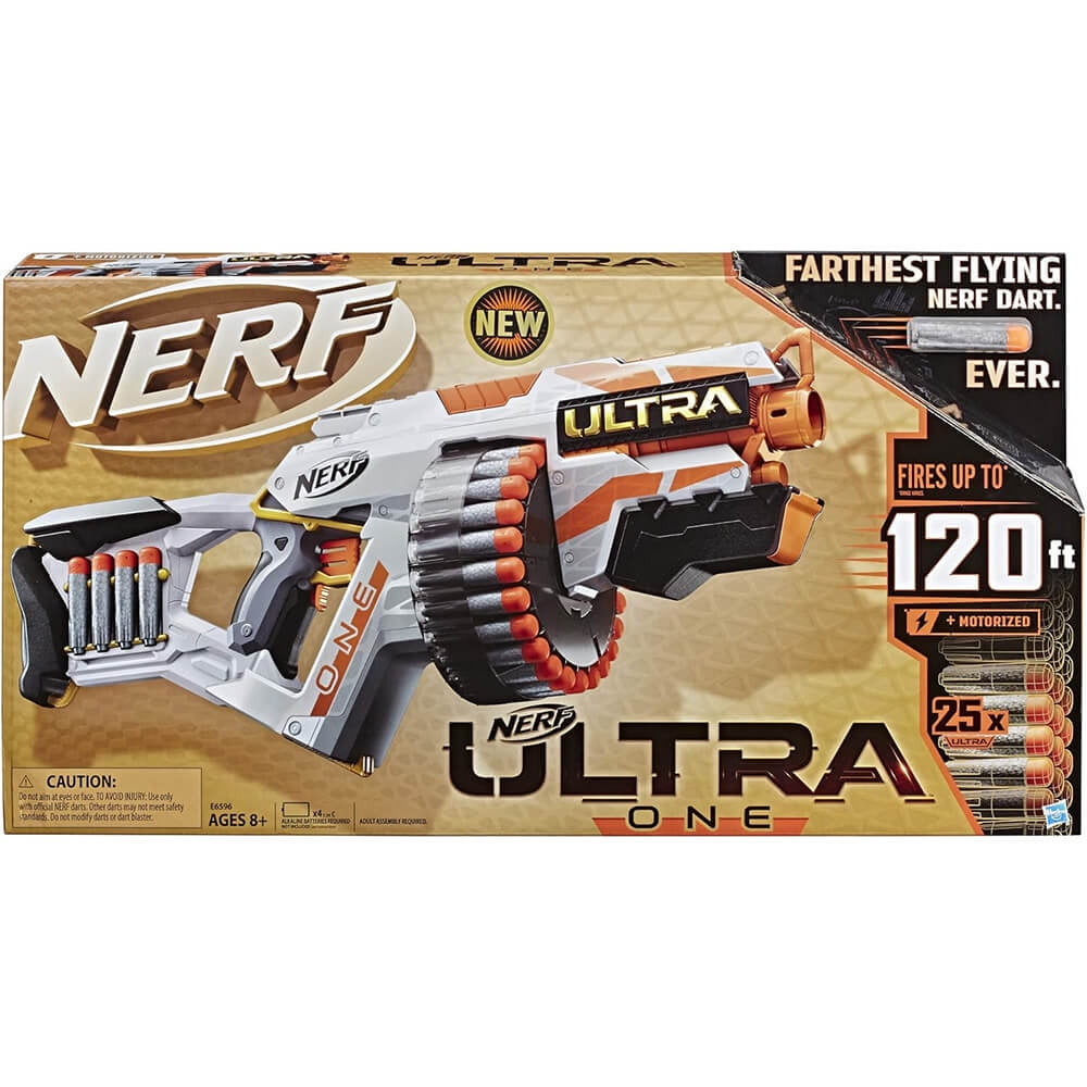 Nerf E6596 Ultra One Motorized Blaster with High Capacity Drum 