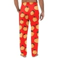 thumbnail image 5 of YLSDY Men's Peach Print Pajama Pants Comfortable Lounge Pants with Drawstring Waist Casual Sleepwear for Relaxation Red XL, 5 of 5