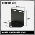 thumbnail image 2 of G-Plus Universal 6" Drop Down Hitch HEAVY DUTY Zero Turn Lawn Mower 4" 5" 6" Holes, 2 of 11