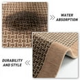thumbnail image 5 of SIXHOME Kitchen Runner Rugs 20"x95", Non-Slip Washable Hallway Mats for Kitchen Floor, Absorbent Basketweave Decor Rug in Brown Beige, 5 of 5