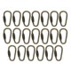 thumbnail image 5 of 20x Mosquetones de material acero, Llavero en apariencia de Bloqueo de Tornillo, Gancho para Camping, Senderismo, Viajes, 5 of 9