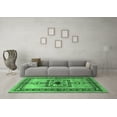thumbnail image 3 of Ahgly Company Indoor Rectangle Persian Emerald Green Traditional Area Rugs, 2' x 4', 3 of 4