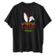 thumbnail image 4 of Blusa informal de manga corta con cuello redondo y estampado de Pascua para mujer Pompotops hfajkhk128300, 4 of 6