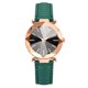thumbnail image 1 of Reloj de aleación de moda Reloj de pulsera de cuarzo con pantalla analógica y esfera redonda (verde), 1 of 2