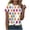White, variant on COMVALUE Easter Scrub Tops Women Bunny Egg Hunt Print Medical Scrubs Holiday Working Uniform (Hot Pink, L)