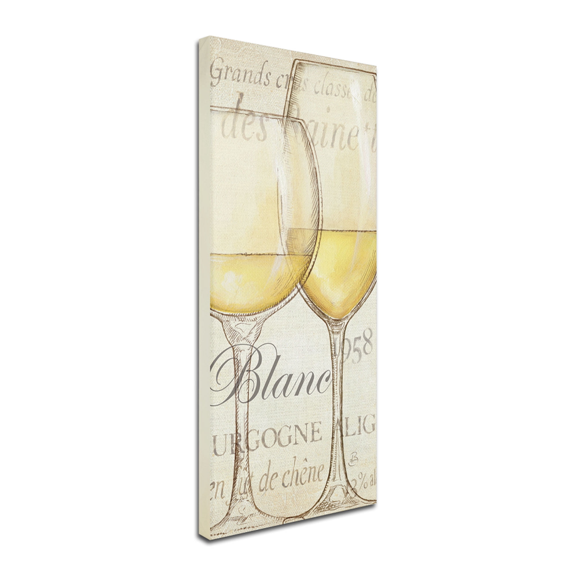 Trademark Fine Art 'Les Blancs' Canvas Art by Daphne Brissonnet