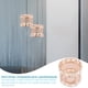 thumbnail image 3 of Tombra de lámpara de cristal de estilo moderno sombra de luz decorativa de techo para lámpara de mesa de araña, 3 of 7