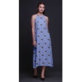 thumbnail image 2 of Bimba Robe de Soirée d'Été Dos Nu à Col Halter pour Femmes, Taille Moyenne, 2 of 6