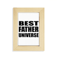 thumbnail image 1 of Mejor padre padre universo Festival quote Escritorio de madera Arte Pintura 5x7 pies Marco de foto, 1 of 4