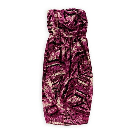 Sheath Strapless Court Train - bar III Womens Strapless Sheath Dress brtazaleacmbo XS