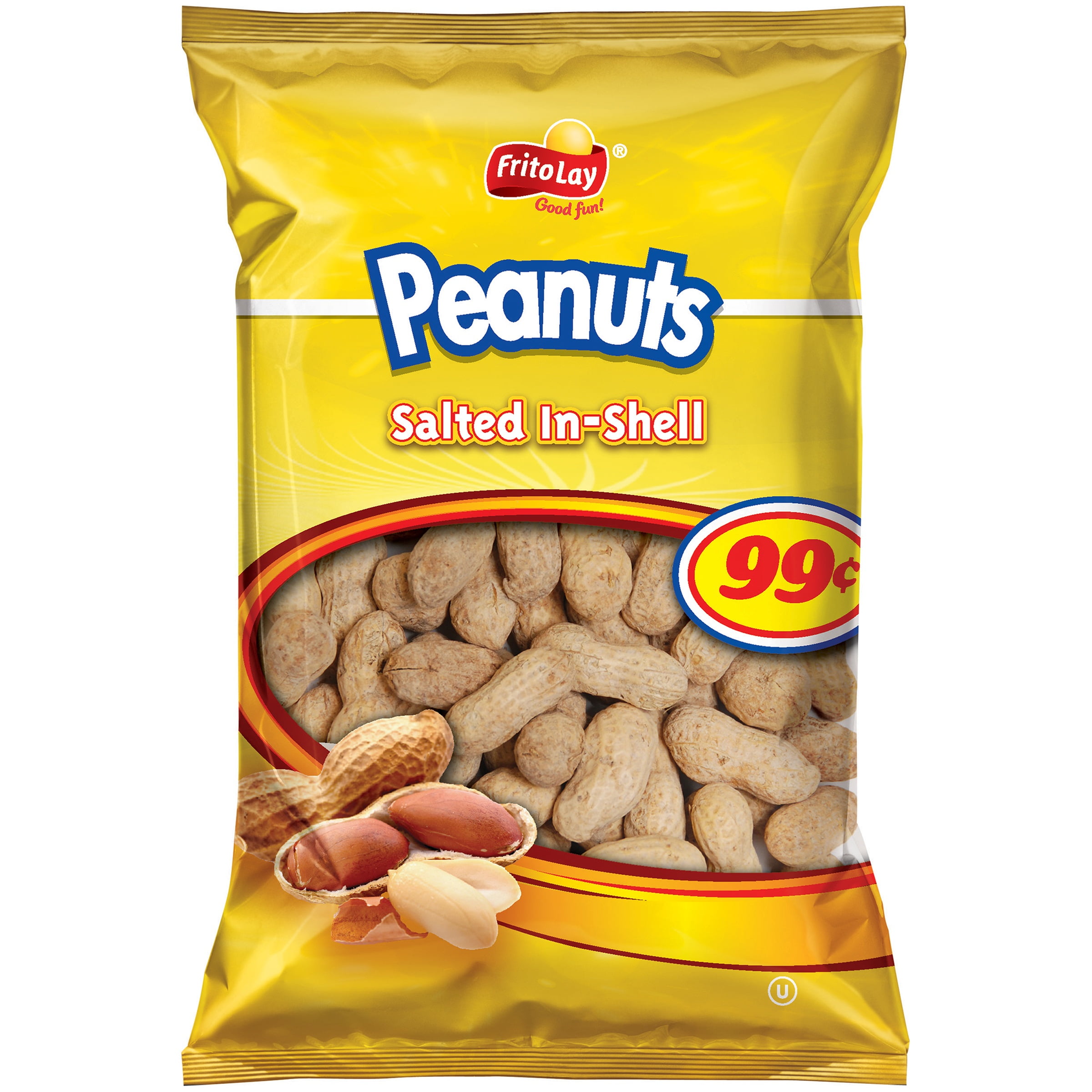 FritoLay Salted InShell Peanuts .99 Prepriced 4.5 oz. Bag