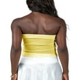 thumbnail image 2 of Hauts de Tube Bustier Sans Manches Torsadée Noeud Bandeau Sortir Tops Chemise Dos Nu, 2 of 7