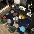 thumbnail image 3 of Dreamtimes Lightweight Soft Area Rugs 60 x 39 inch (5'x 3'3"), Collection of Planets in Solar System Floor Carpet Mat for Kids Playing Room Hardwood Floor Living Room, 3 of 6