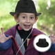 thumbnail image 3 of Sombreros Fedora para niños, caballeros, para baile, espectáculos, con una circunferencia de cabeza de 58 cm (negro), 3 of 8