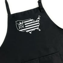 GuyAprons USA Grilling Tools Apron, Apron for Men, BBQ Grill Apron, Apron for Dad, USA Apron