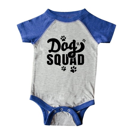 

Inktastic Dog Squad with Paw prints Gift Baby Boy or Baby Girl Bodysuit