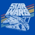 thumbnail image 2 of Boys Star Wars Retro 77 Millennium Falcon Stripes T Shirt, 2 of 5