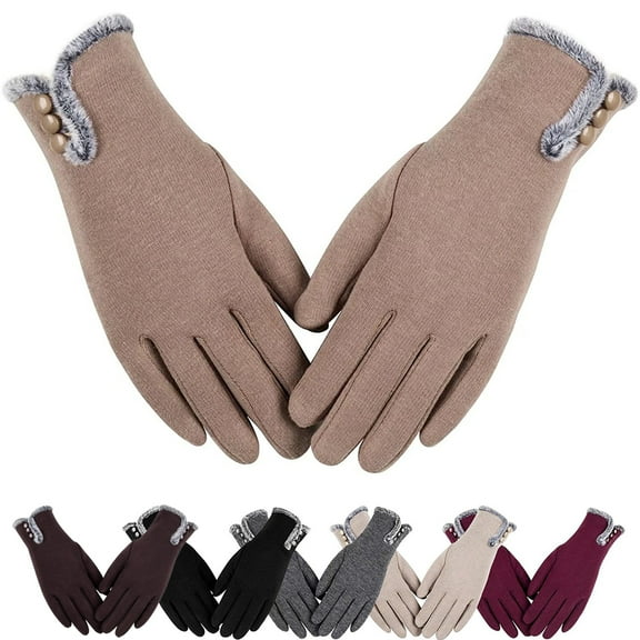 Womens Gloves Winter Touch Screen Texting Gloves for Women Fleece Lined Thick Warm Gloves
