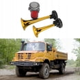 thumbnail image 5 of 12V Dual Tube Car Air Pump Air Horn,1,1,1, 215620-174330,gold, 5 of 9
