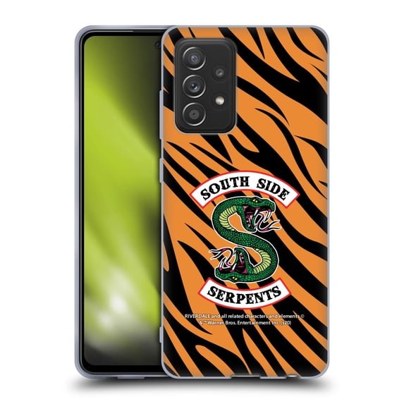 Head Case Designs Officially Licensed Riverdale South Side Serpents Tiger Print Logo Soft Gel Case Compatible with Samsung Galaxy A52 / A52s / 5G (2021)