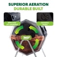 thumbnail image 5 of FCMP Outdoor 37 Gallon Elevated Dual Chamber Tumbling Garden Composter Bin, 5 of 9