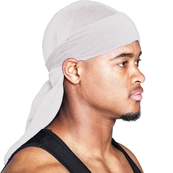 Superior Velvet Durag - Soft Velvet Durags for Men & Women, Long Double Wide Straps, Silky Durag Liner, Triple Stitched,One Size