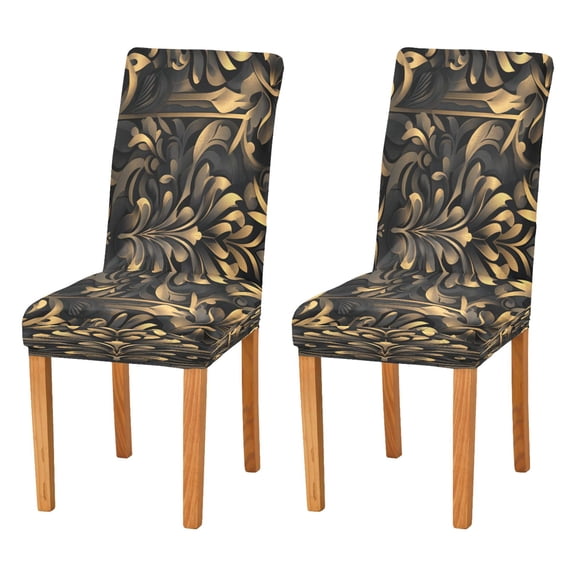 BZSMCE Chairs Slipcovers Dining Chair Covers Classical Design Flower Print Creative Pattern