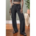 thumbnail image 5 of Ushdele Soft Grey Cargo Pockets Drawstring Pants - Stylish, Comfy Fit, 5 of 8