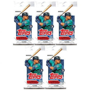 Topps Major League Baseball (MLB) Trading Cards 2023 Series One - PACKS (5 Pack Lot)