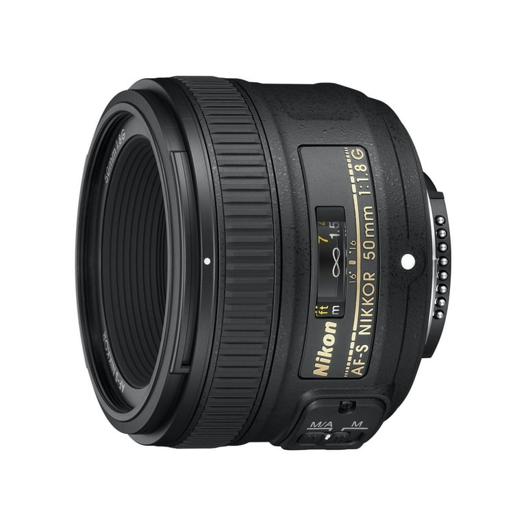 Nikon AF-S NIKKOR 50mm f/1.8G Fixed Focal Length Lens - Walmart.com
