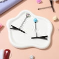 thumbnail image 4 of 100 pinzas metálicas para el pelo con forma de pico de pato: horquillas para el pelo DIY para peinar el cabello, crear tocados, accesorios para fiestas escolares y Navidad., 4 of 7