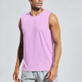 thumbnail image 5 of NOLDARES Mens Tank Tops Casual Summer Beach Vacation Hawaiian Style Muscle Gym Sleeveless Tee Shirts(Rose Gold,4XL), 5 of 8