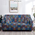 thumbnail image 1 of CHOK 2024 Colorful Abstract Ink Adjustable Sofa Cover Stripes Plaids And Covers Retro Sofa Covers Set Extensible Sofa Cover, 1 of 6