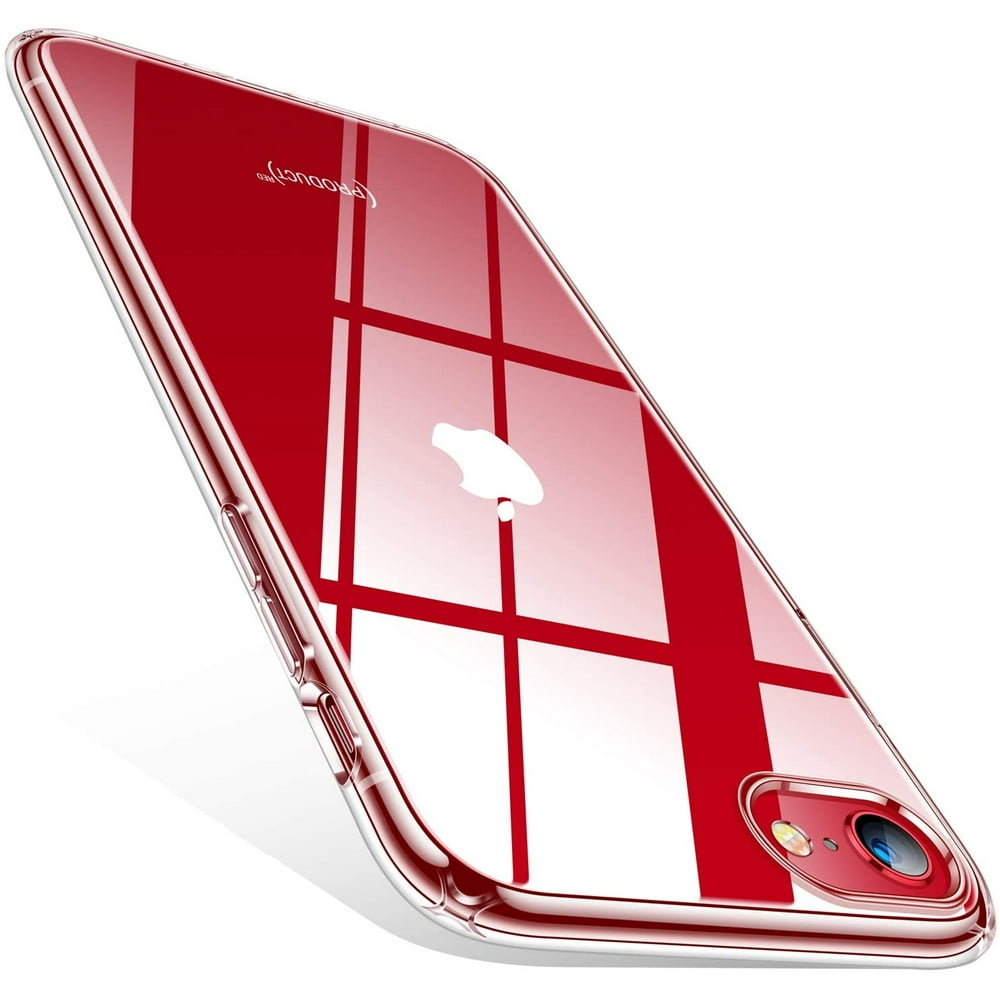 Apple IPhone SE Clear Case ShockProof Raised Edge Protection HD