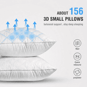 SORMAG Bed Pillows King Size Set of 2 Pillows for Bed 2 Pack Hotel Collection Down Alternative Pillows 20 x 36 inches