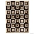 thumbnail image 2 of Allstar Brown / Beige Squares Modern Geometric Area Rug (3' 9" x 5' 1"), 2 of 7