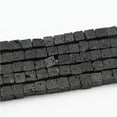 thumbnail image 5 of HOOUN 10 Strand Natural Volcanic Rock Stone Cube Beads 6x6x6mm Loose Beads 15.5", 5 of 5