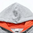 thumbnail image 5 of Hooded Jackets for Men 2025 Fall Winter Long Sleeve Fleece Lined Zip Up Hoodie with Pockets Outerwear Coat Sweatshirt, 5 of 8