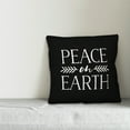 thumbnail image 2 of Creative Products Peace on Earth 16x16 Spun Poly Pillow, 2 of 2