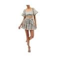 thumbnail image 1 of Minkpink Tidal Flutter Cotton Crop Top, Multi, Large, 1 of 7