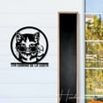 thumbnail image 4 of Handmadetneonsign Personalized Swag Cat Home Number Metal Sign, Custom Cool Cat Address Metal Sign, 4 of 5