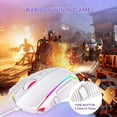 thumbnail image 4 of Redragon M910-W RGB Wired Gaming Mouse 8000 DPI 9 Programmable Buttons with Rapid-Fire Button - White, 4 of 7