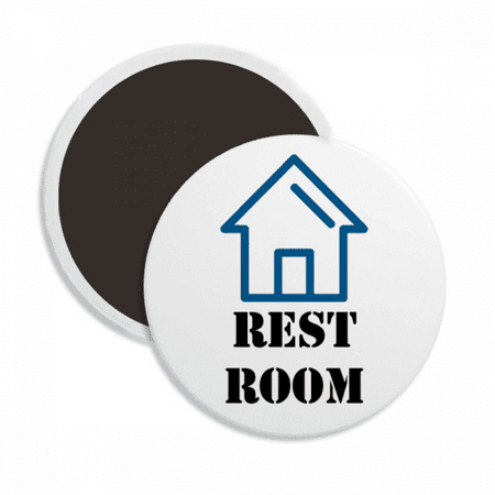 

Convenient Habit Toilet Washing Round Ceracs Fridge Magnet Keepsake Decoration