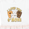 thumbnail image 4 of Inktastic I Love You S'more Girls Toddler Dress, 4 of 5